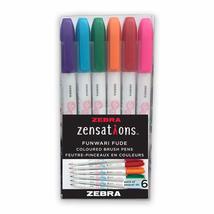 Zebra Pen Funwari Brush Pen, Assorted Colors, 24-Pack - $29.99