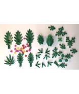 Lego Greenery Lot Leaves Green Parts to Trees, Flowers , Bushes, Stems - £11.58 GBP