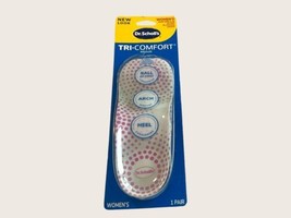 Dr. Scholl’s Tri-Comfort Womens Insoles Size 6-10, 3/4 Size 1 Pair ~ New - £11.47 GBP