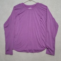Tek Gear Dry Tek Womens Shirt  XL Purple Long Sleeves - $24.87