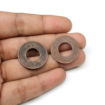 2pc Old Copper Pieces with Hole for Red Book Remedy &amp; Astrology-
show origina... - £14.95 GBP