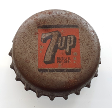 CORK BOTTLE CAP ✱ 7up Seven Up Vintage Soda Chapa Kronkorken Portugal?? 60´s - £11.74 GBP