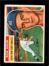 1956 Topps #52B Bob Grim Vg Yankees White Backs *NY3372 - £3.09 GBP