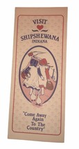 Visit Shipshewana Indiana “Come Away Again to the Country” Vintage Broch... - $151.35 MXN