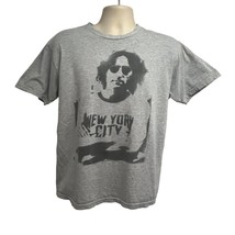 John Lennon The Beatles Rock Band Mens Gray Graphic Band T-Shirt Large C... - £15.58 GBP