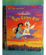 Vintage 1993 Disney&#39;s Aladdin The Magic Carpet Ride A Little Golden Book - £2.50 GBP