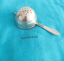 Tiffany &amp; Co Faneuil Tea Strainer Infuser Sterling Silver 925 Colino Te Argento - £215.04 GBP