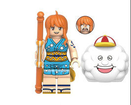 Nami One Piece Cartoon TV Show Anime Minifigure Collection Toy US Seller - $7.93