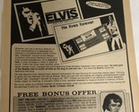 Elvis Presley Souvenir Ticket Order Form Print Ad Advertisement 1970s PA1 - $7.91