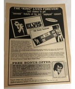 Elvis Presley Souvenir Ticket Order Form Print Ad Advertisement 1970s PA1 - £6.18 GBP