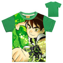 WM Ben 10 Kid Child T Shirt T-shirt Short Sleeve Summer Type Run - £12.78 GBP