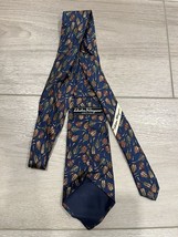 Salvatore Ferragamo Silk Banjo Instrument Tie Made In Italy - £19.16 GBP