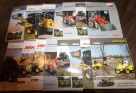 15-lot 1990&#39;s-2010&#39;s gehl articulated loaders brochures in nice shape used - £8.10 GBP