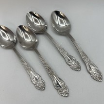 5 Oneida Arbor American Harmony Stainless Tablespoons Pasta Beaded Flatware - $14.01