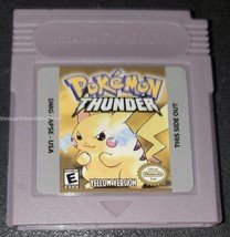 Pokemon Thunder GBC Game Cartridge Rare GameBoy Color Custom ROM Unique - £12.53 GBP