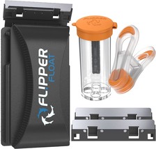 Flipper Cleaner Float - 2-In-1 Floating Magnetic Aquarium Glass Cleaner ... - £56.71 GBP