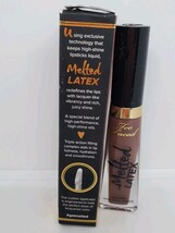 Too Faced Melted Latex Liquified High Shine lipstick In Strange Love  image 5
