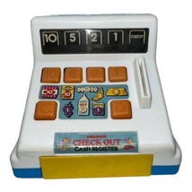 Shelcore Check Out Cash Register Toy Vintage 1987 Collectible - $24.72