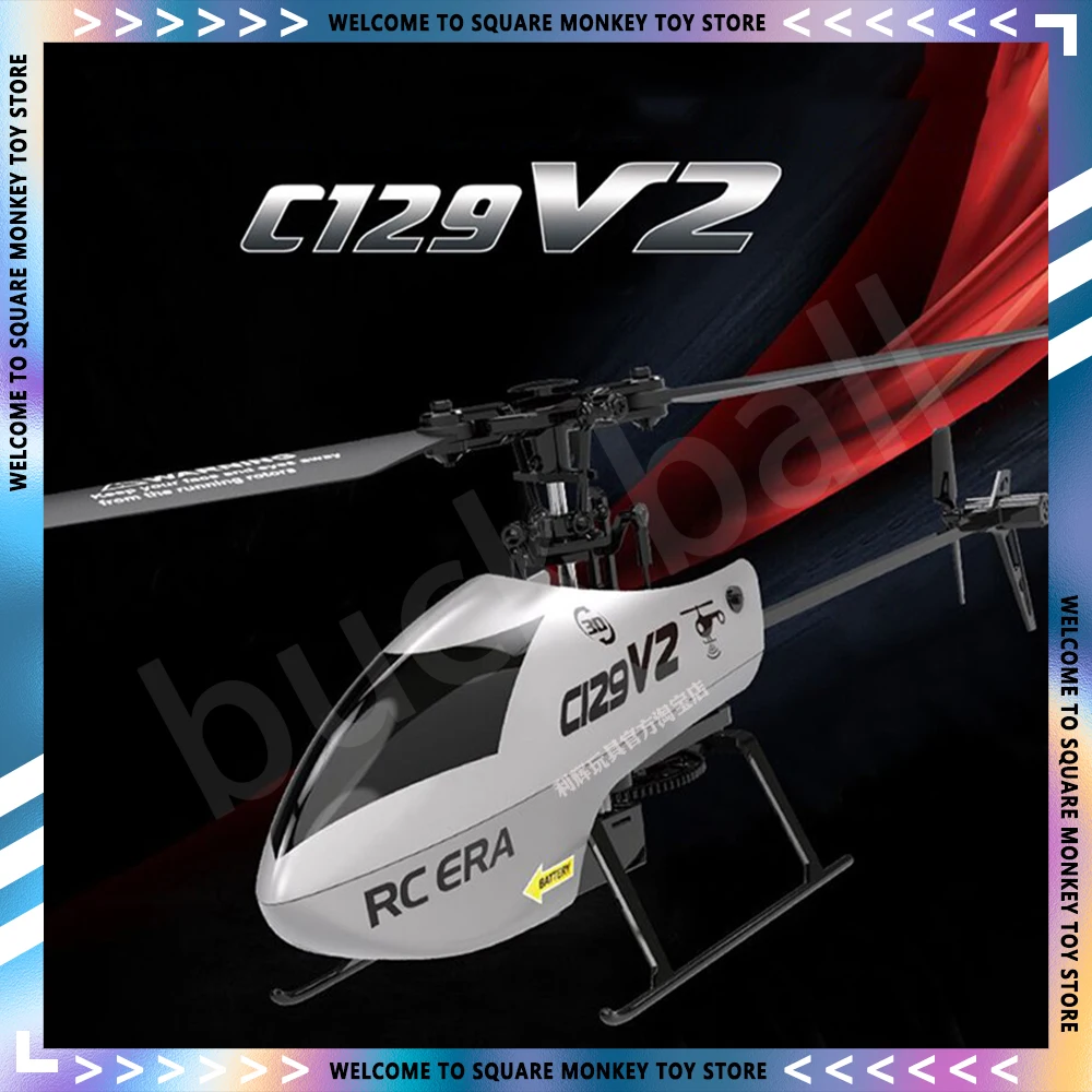 C129 V2 2.4G Remote Controller Helicopter Rc Helicopter 4 Channel Charging Toy - £69.84 GBP+