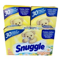 3 Snuggle Fabric Softener Dryer Sheets Summer Showers 80 per Box  DISCON... - $34.39