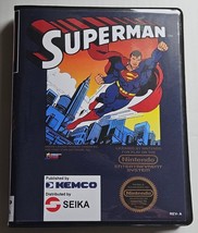 Superman Case Only Nintendo Nes Box Best Quality Available - £10.16 GBP