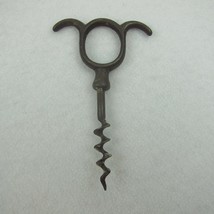 Antique 1900s French Iron Cork Screw Three Finger Pull Claw Type Corkscr... - £79.48 GBP