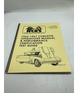 1953 - 1962 Corvette Operations Manual Verification Test Guide NCRS - €19,89 EUR