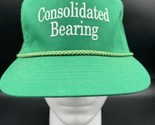 Consolidated Bearing Trucker Hat Cap Otto Strapback Adjustable Rope Green - £10.82 GBP