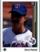1989 Upper Deck 482 Geno Petralli  Texas Rangers - $0.99