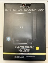 Clearstream Micro-R Pure HDTV 1080i High Gain Yellow Indoor TV Antenna - £23.18 GBP