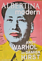 Andy Warhol Bis Damien Hirst -AFFICHE Originale Exposition -ALBERTINA Wien -2023 - £120.92 GBP