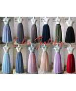 Tulle TUTU Color chart Tutu Color Swatches Wedding Skirt Maxi Tulle Skir... - $2.73 CAD