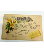 Lautz Bros. &amp; Co&#39;s Acme Soap Late 1800&#39;s Trade Card A.V. Powell Groceries - $12.69