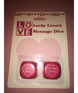 Valentines Gift Lucky Lovers Message Dice - $19.98 CAD