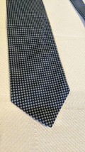 LANDS&#39; END 100% silk blue tie, with dots made in USA - £7.91 GBP