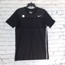 Nike Tee Shirt Men Small Black Sportswear Tri Blend Destroy The Past Ath... - £15.45 GBP