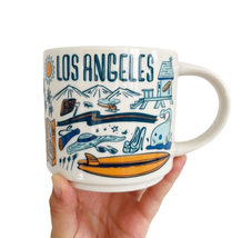 Starbucks Htf Been There Series Los Angeles V1 Error Mug Coffee Tea - £38.85 GBP