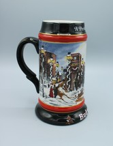 Budweiser Holiday Stein A Perfect Christmas 1992 Ceramic Breweriana Clyd... - £7.86 GBP