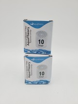 2 Aqua Theory 10 Stage Universal Shower Head Filter Water Purifier Repla... - $12.95