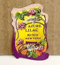 Beauty Product Azure Lilac King Co. Antique Label 1920-30s Mini 1.5 x 1 - £8.64 GBP