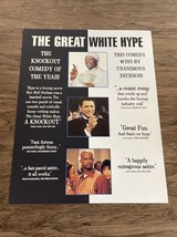 The Great White Hype Original Press Kit Sheet Video Store Promo KG JD - $11.18
