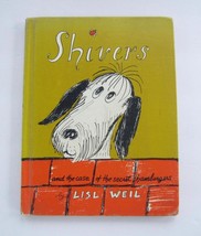 SHIVERS ~ Lisl Weil Vintage Children&#39;s DOG Story Book Fat Red Cat Hamburger 1st - £10.16 GBP