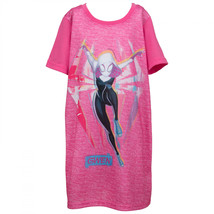 Spider-Gwen Into the Spider-Verse Night Gown Pajamas Pink - £21.53 GBP