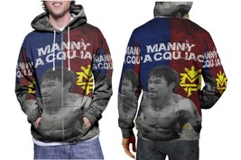 Manny Pacquiao Pac Man Boxing Champion Philippines World Champ   Mens Graphic Zi - £28.03 GBP+