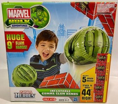 Playskool Heroes Marvel Avengers Hulk Adventures Inflatable GAMMA SLAM HANDS New - £31.33 GBP