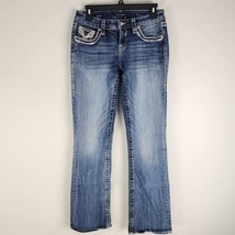 Vigoss Women Jeans Size 3/4 L33 Cotton Blend Heritage Fit The Chelsea Boot  - $29.69