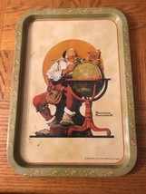 Norman Rockwell Vintage Christmas Platter-Rare Vintage-SHIPS N 24 HOURS - $25.15