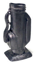 Ricker Handcrafted Pewter - Golf Bag - 1990 - 3.25&quot; tall - £18.68 GBP