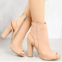 Sexy Pink Open Toe Bootie Size 42 - £26.46 GBP