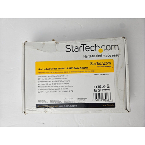 Startech ICUSB422IS METAL INDUSTRIAL USB TO RS422 RS485 SERIAL ADAP CABL... - $224.08
